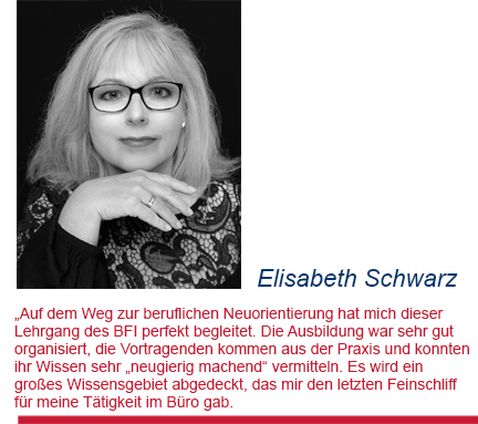 Teilnehmerinnen Feedback Elisabeth Schwarz