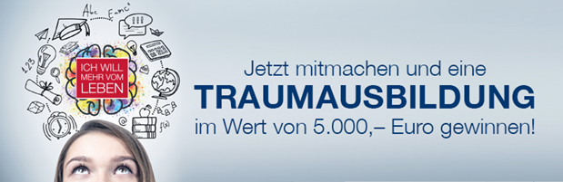 Jetzt mitmachen und eine Traumausbildung gewinnen!